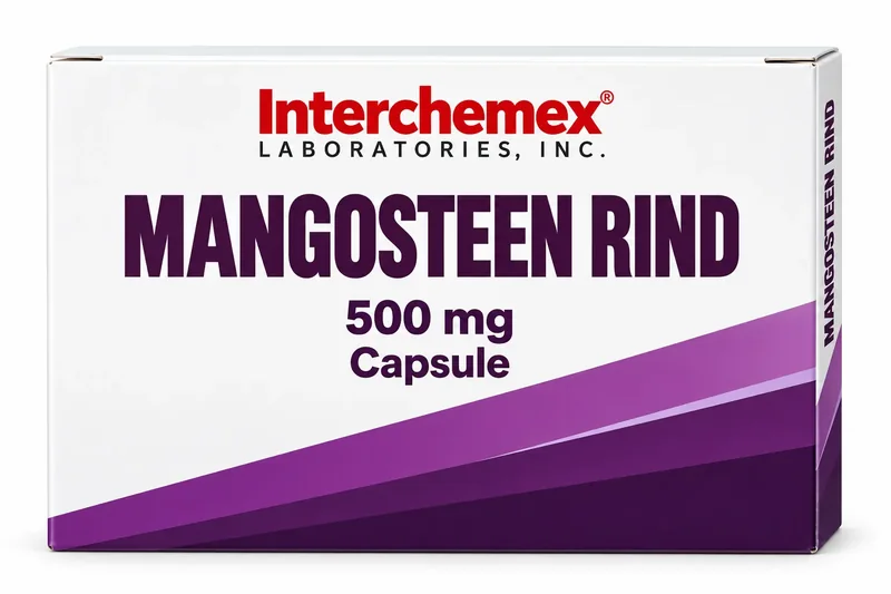 Proposed packaging design for Mangosteen Rind, capsule